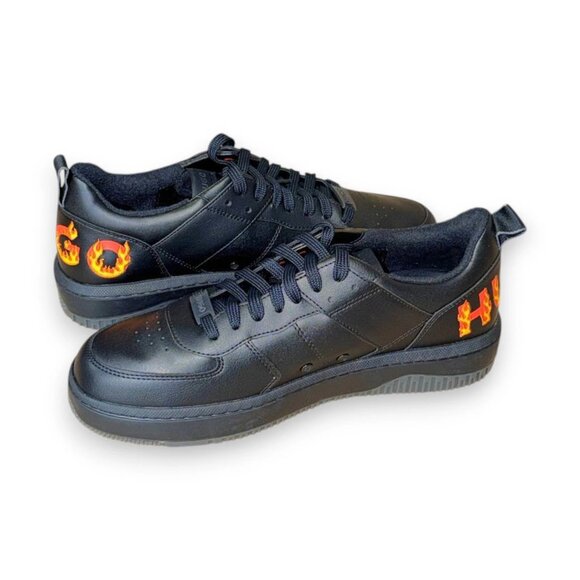 HUGO Kilian Tenn Men's Sneakers Black Manmade Leather-Style US 9 - Picture 5 of 7